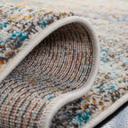Safavieh Madison Collection Accent Rug - 2'2'' X 4', Grey & Gold, Boho Abstract Distressed Design, Non-Shedding & Easy Care, Ide