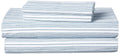 Nautica - Queen Sheet Set, Cotton Percale Bedding Set, Crisp & Cool, Lightweight & Breathable (Beaux Stripe Navy,4Pcs, Queen)