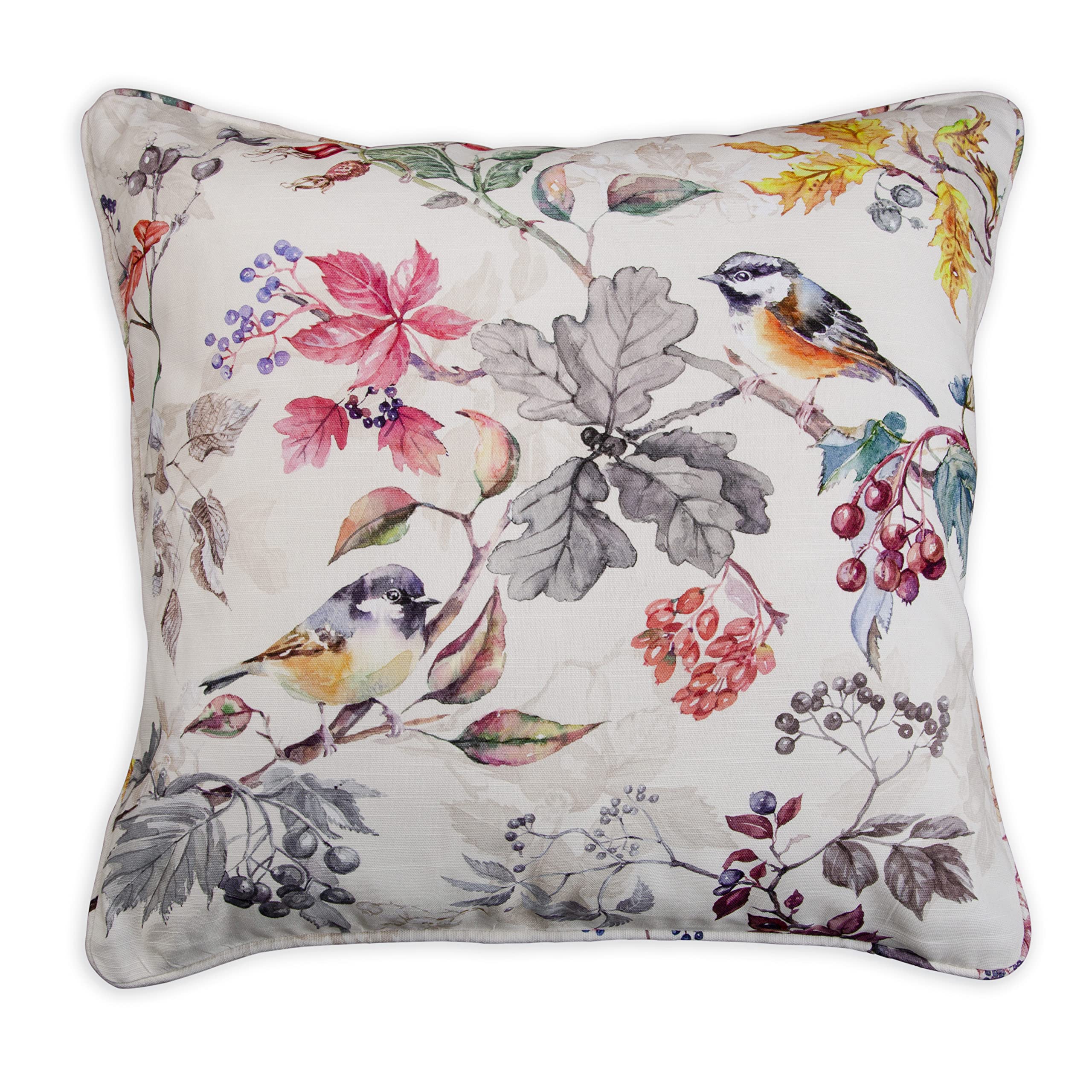 Maison D' Hermine Equinoxe 100% Cotton Decorative Pillow Cover For Couch Sofa Cushion Covers Bedroom Home Living Room (18'X18'