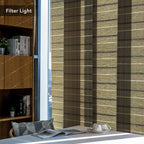 Godear Design Adjustable Sliding Panel Track Blinds For Sliding Patio Doors, Vertical Blinds For Large Windows, Extendable Track