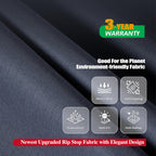 F&J Outdoors Patio Furniture Covers, Heavy Duty Tear Resistant Waterproof Uv Resistant Windproof Outdoor Furniture Cover, Grey, 72' Dia X 31' H