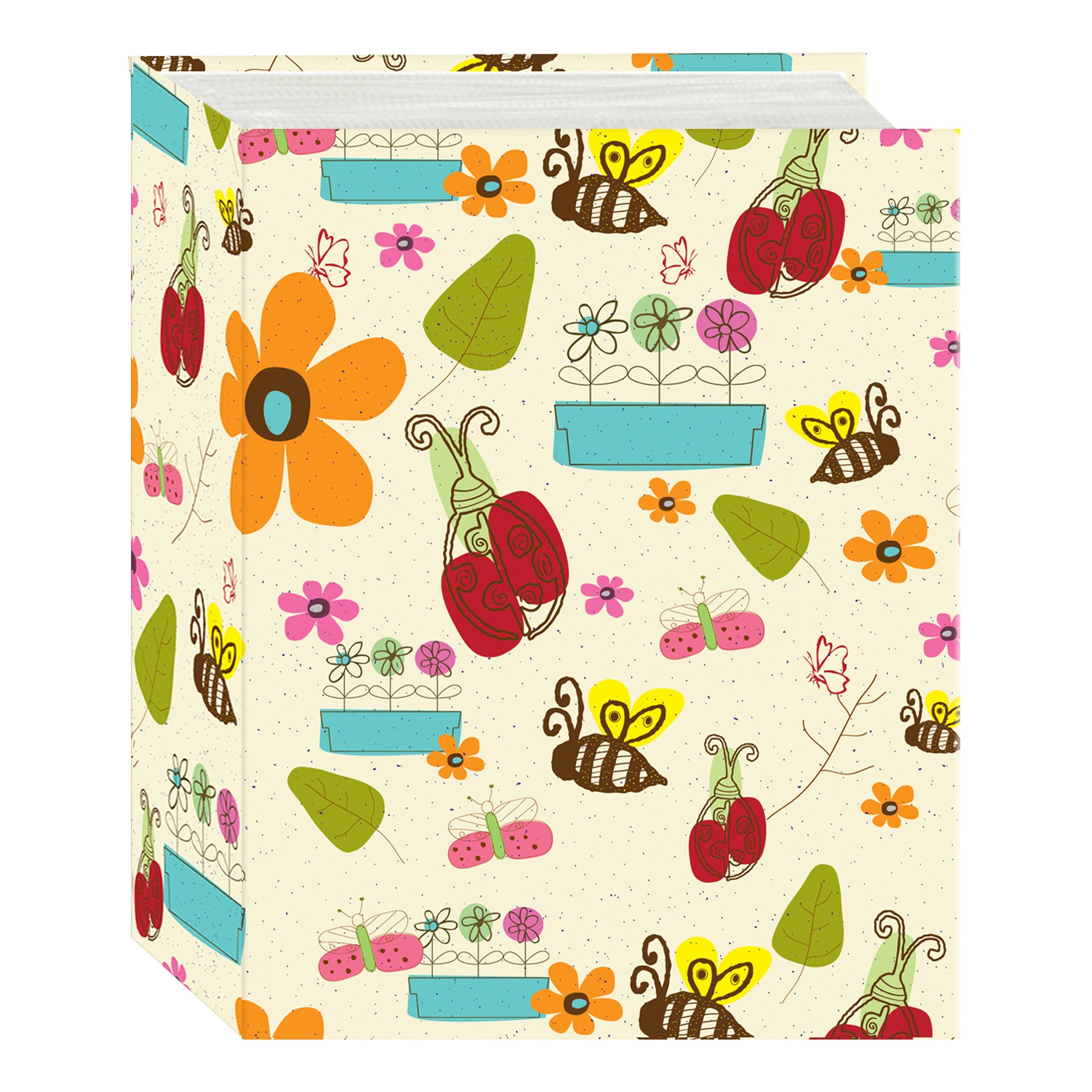 Pioneer Photo Albums - A4-100/D A4-100 Doodles Photo Album, 100 Pockets 4x6