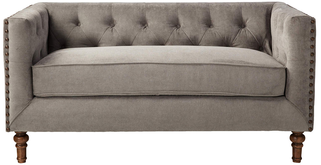 ACME Sidonia Loveseat w/2 Pillows - 53581 - Gray Velvet