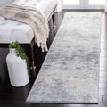 Safavieh Brentwood Collection Runner Rug - 2 x 18, Grey & Ivory, Modern Abstract Design, Non-Shedding & Easy Care, Ideal for H