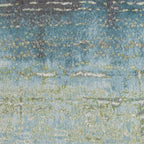 HomeRoots Decor 3'3' x 4'11' Polypropelene Blue/Green Area Rug