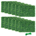 Zxmoto 24''X16'' Artificial Boxwood Hedge Panels 12Pcs, Privacy Hedge Screen Faux Boxwood For Outdoor, Indoor, Garden, Fence, Ba