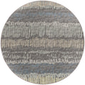 Winslow Wl4 Grey Transitional Rug Round 6' X 6'