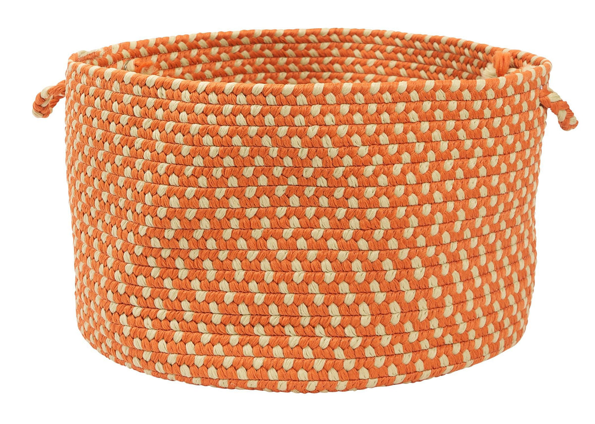 Colonial Mills Montego Utility Basket, 14 By 10-Inch, Tangerine