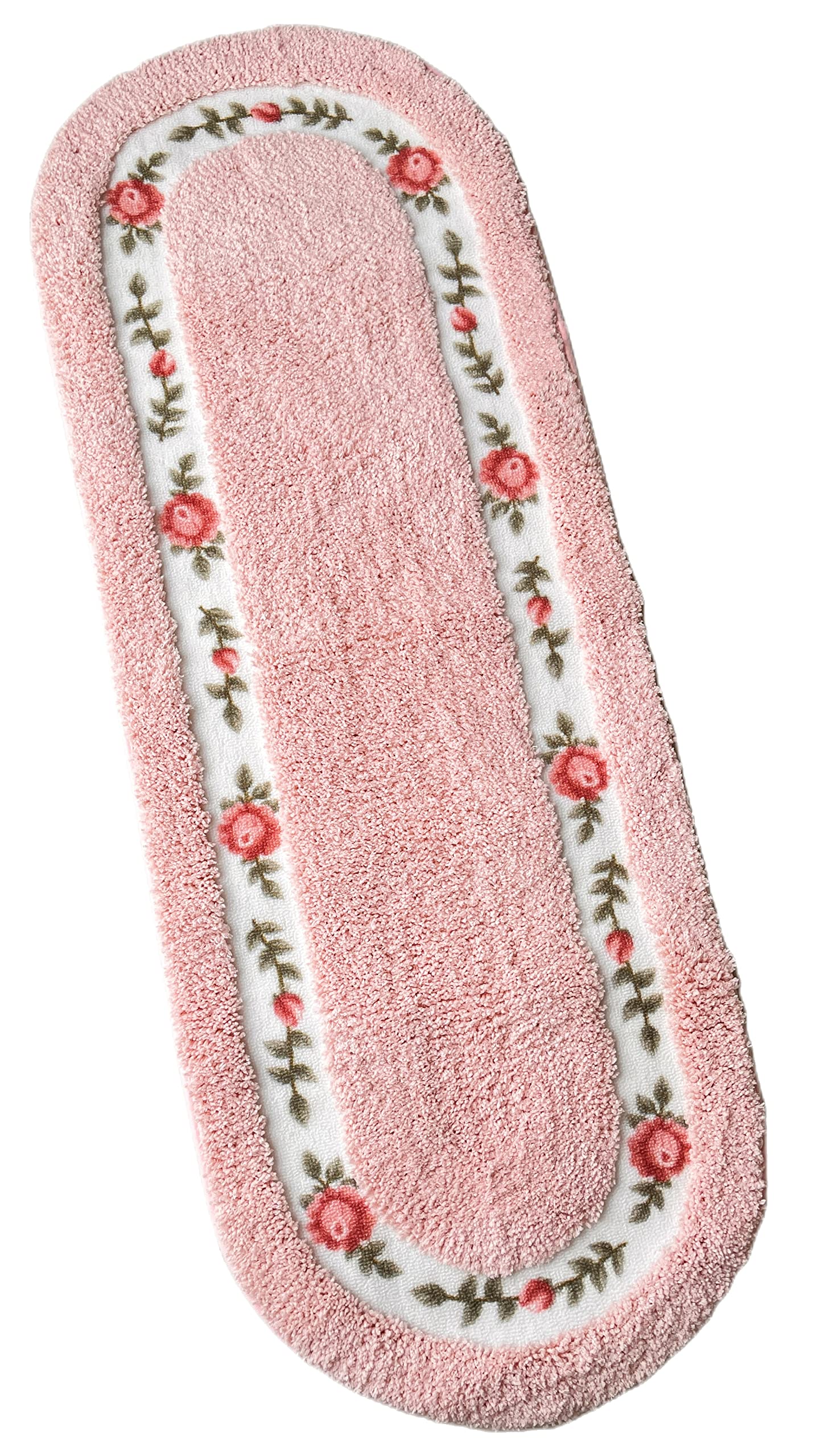 Stay Young Beautiful Rose Flower Area Rugs for Living Room Bedroom Super Soft Bathroom Rugs Non Slip Bath Mat Bath Rugs Absorben