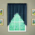 Today'S Curtain Emelia Original Voile Swag Pair 38', Navy, 60' W X 38' L