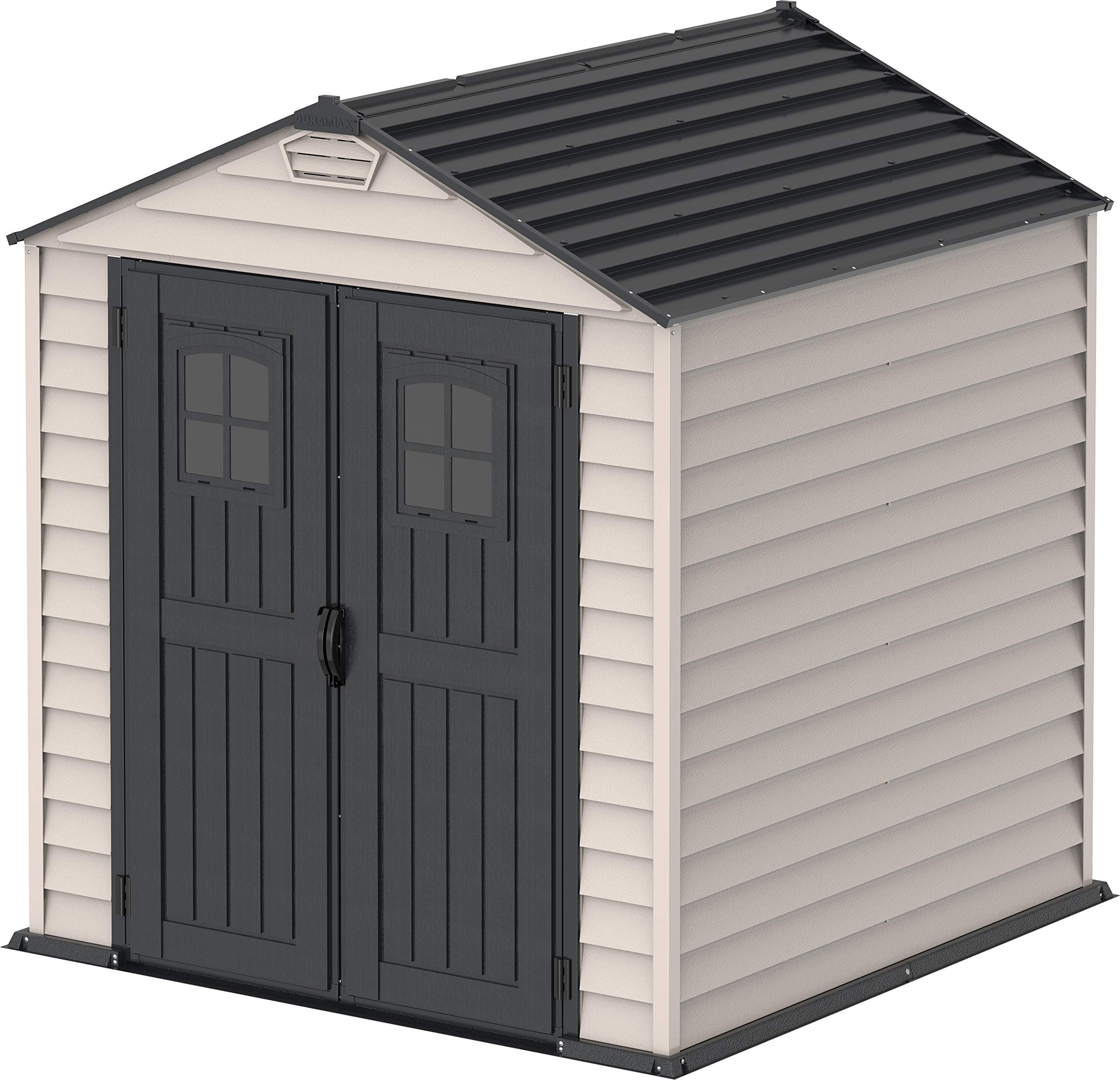Storemax Plus 7 Ft W X 7 Ft D Vinyl Garden Storage Shed With Floor