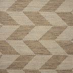 Nicole Miller New York Patio Country Calla Contemporary Herringbone Indoor/Outdoor Area Rug, Brown/Beige, 6'6'X9'2'