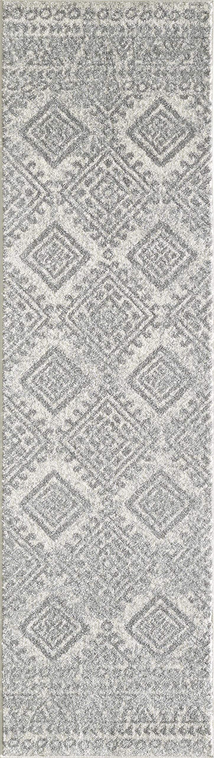 HomeRoots Decor 81' X 144' X 0.'5' Ivory/Grey Polypropelene Rug