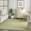 Nourison Essentials Indoor/Outdoor Green 10' X 14' Area -Rug, Easy -Cleaning, Non Shedding, Bed Room, Living Room, Dining Room, Backyard, Deck, Patio (10X14)
