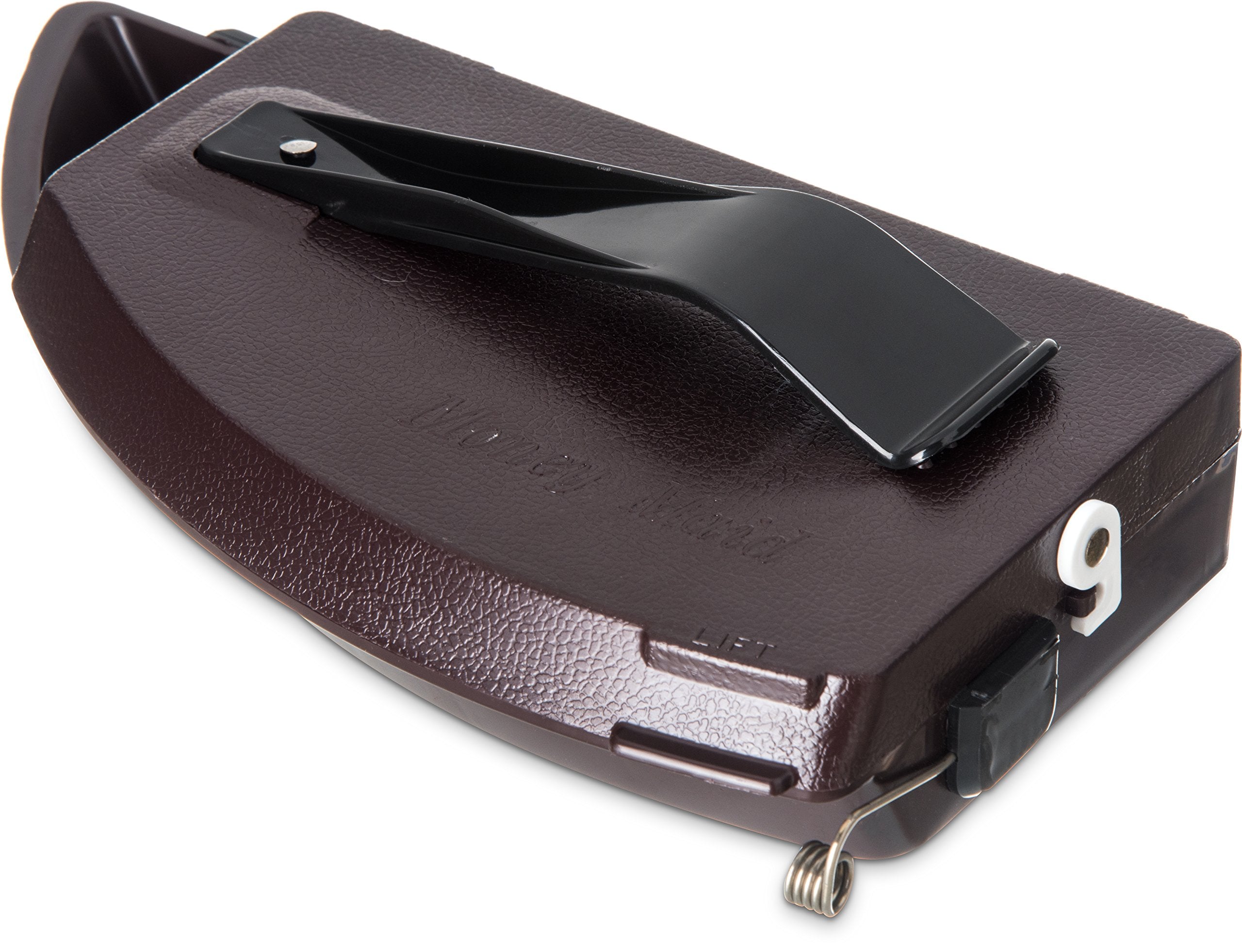Carlisle Foodservice Products Money Maid Money Holder Money Clip For Restaurants, Plastic, 9 X 5 X 2.25 Inches, Brown