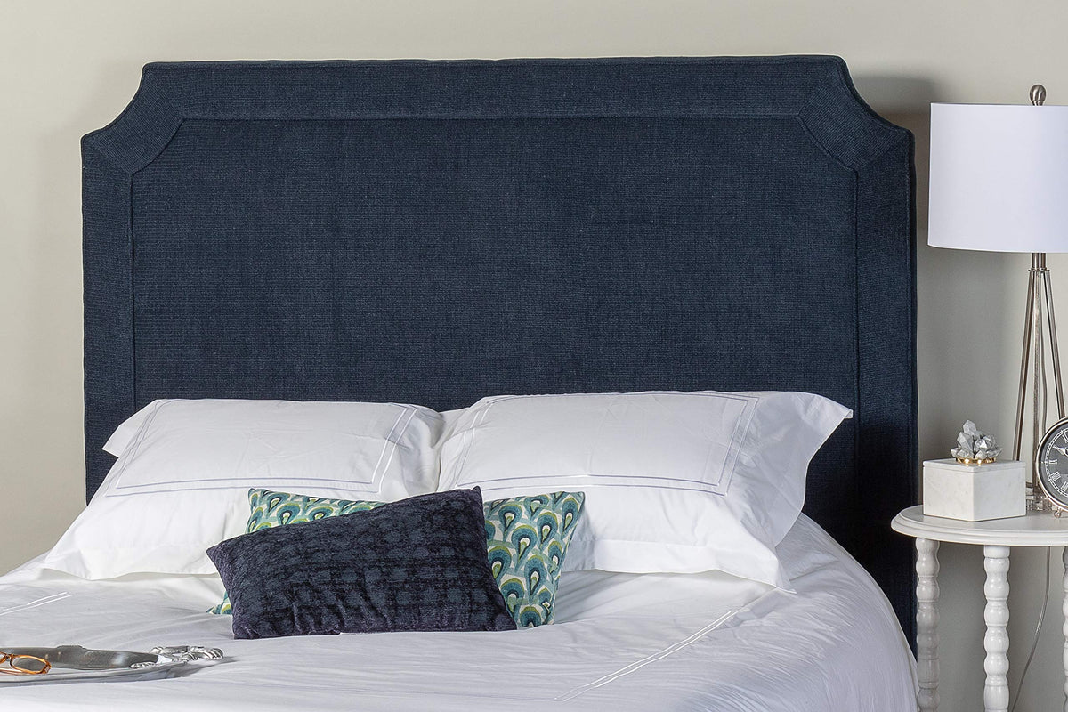 Leffler Home Manor Belgrave King Upholstered Headboard In Navy Blue