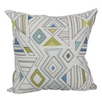 Blazing Needles Square Cotton Jacquard Throw Pillows, 17", Barista Minera 4 Count