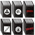 Zhanmai 48 Pcs Secret Mini Notepads Spiral Notebooks Ninja Notepads for Boys Girls, Spy Detective Theme Parties, Secret Agent My