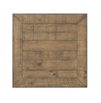 Martin Svensson Home Monterey End Table - Reclaimed Natural Wood Finish- Coastal Style - With Shelf And Cabinet For Storage