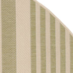 Safavieh Courtyard Collection 5'3'' Round Beige/Sweet Pea Cy6062 Stripe Indoor/ Outdoor--Waterproof Easy--Cleaning Patio Backyar