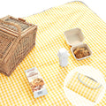 Beyond Thursday Cute Gingham Picnic Blanket, Waterproof Foldable, In Large 80X60In And Extra Large 80X80In, Portable Compact Bea