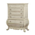Acme Ragenardus Wood Bombay Chest Antique White