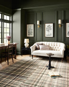 Loloi Chris Loves Julia X Humphrey Collection, Forest & Multi 8'-3'' X 11'-3'' Area Rug - Plaid Accent Rugs For Living Room, Bed