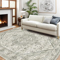 Deerly Area Rug 3x5 Rugs with Non-Slip Backing, Washable 3x5 Rugs for Bedroom Living Room Kitchen Hallway, Distressed Carpet Pri