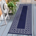 Genimo Outdoor Rug Waterproof Area 10' X 14' For Patio, Foldable Reversible Plastic Straw Carpet For Travel Trailers, Outside Ma