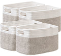 UBBCARE 4 Pack Shelf Baskets, Larger Woven Storage Baskets for Organizing(14.5L x 9.84W x 9H), Basket Organizer for Dog To