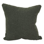 Blazing Needles Square Faux Fur Throw Pillows, 17", Turell Army 4 Count