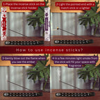 Trumiri Incense Sticks - Combo Pack Of 40 Insence-Sticks - 20 Rose + 20 Lavender - Insenses - Insents - Incents - Inscense - Inc