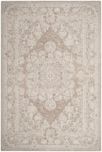 Safavieh Reflection Collection Accent Rug - 4' X 6', Beige & Cream, Vintage Distressed Design, Non-Shedding & Easy Care, Ideal F