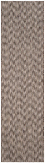 Safavieh Courtyard Collection 2'3'' X 10' Brown / Beige Cy8022 Indoor/ Outside Waterproof Easy Cleansingpatio Backyard Mudroom R