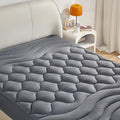 Sonive Quilted Fitted Mattress Pad - Soft And Fluffy Mattress Protector, Thick And Breathable Mattress Topper, Easy Installation