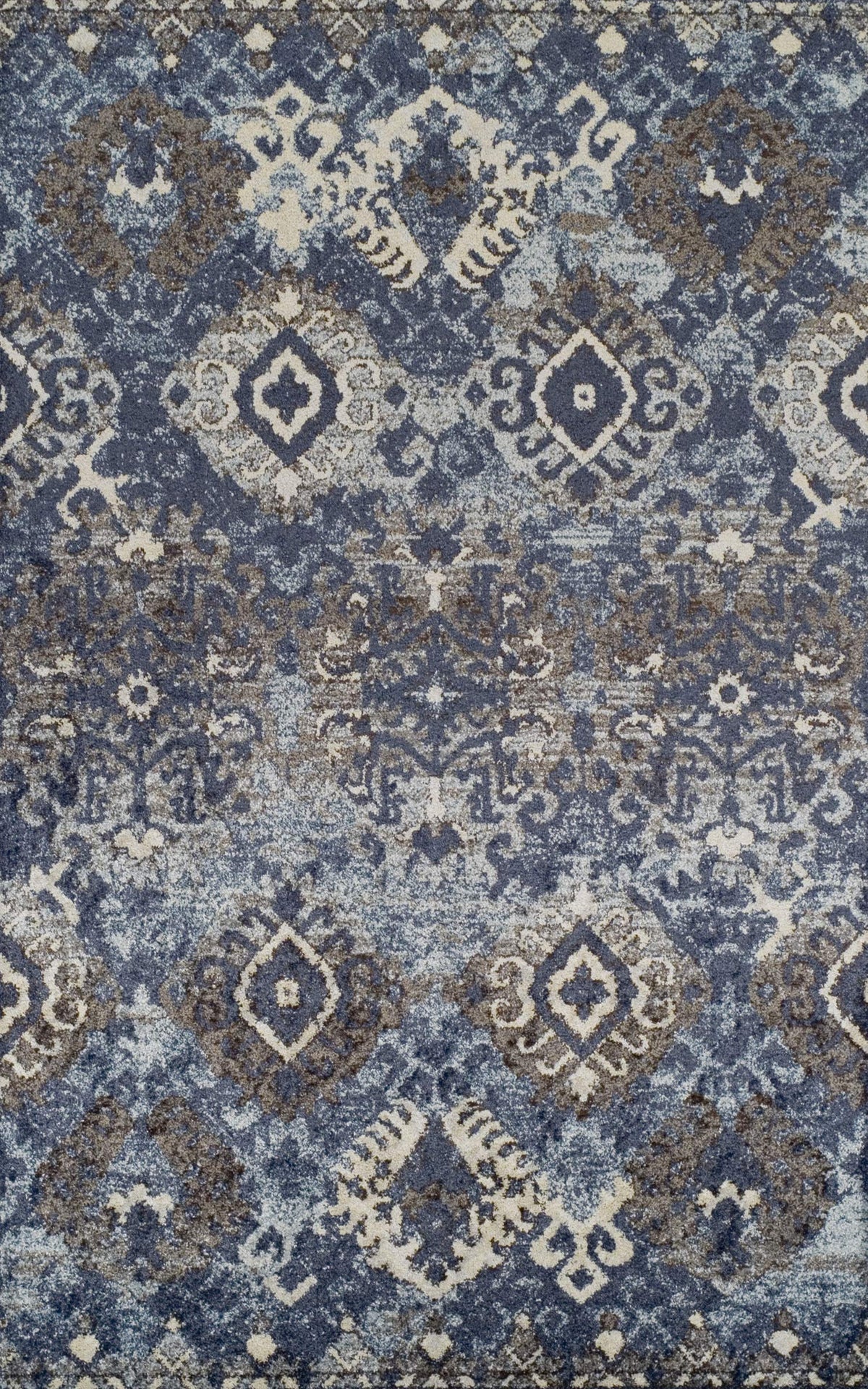 Addison Rugs Blair Osbl31 Blue 4'11&quot; X 7' Rectangle Soft Area Rug, Easy Clean, Plush, Bedroom, Family Room, Living Room, Dining Room, Kitchen Rug