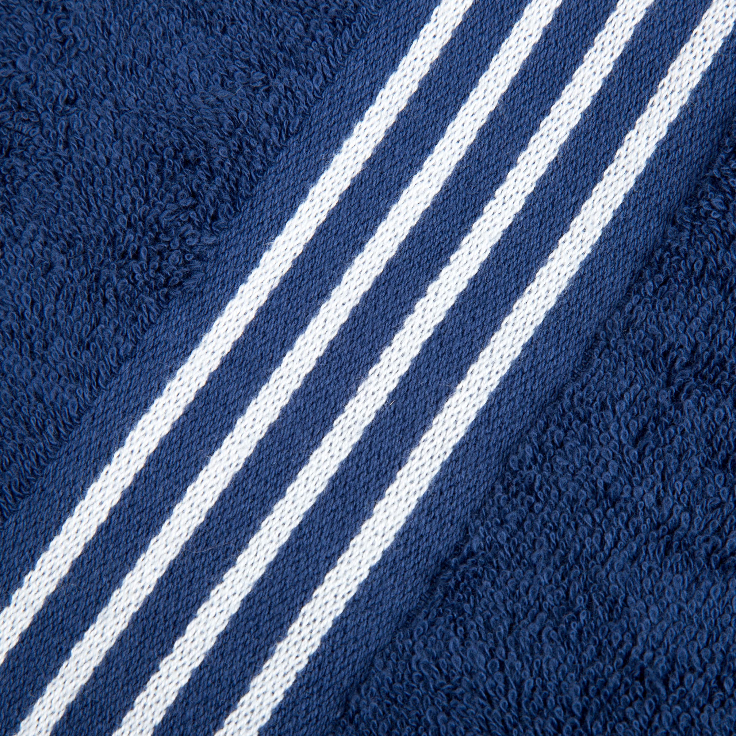 Lavish Home Rio 8 Piece 100% Cotton Towel Set - Navy