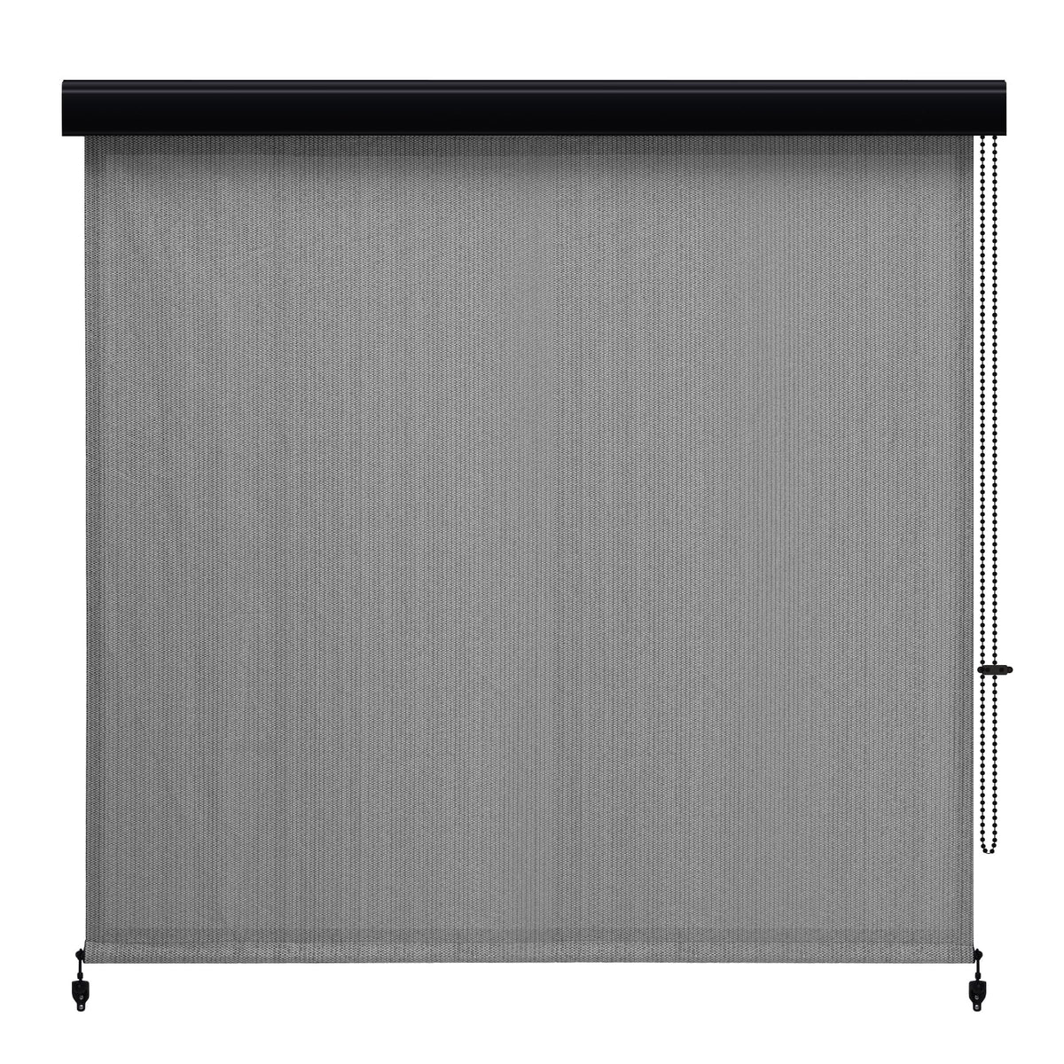 Vicllax Outdoor Premium Roller Shade Privacy Screen For Porch Gazebo, Patio Blinds Roll Up Shade With Aluminum Valance (8' W X 8