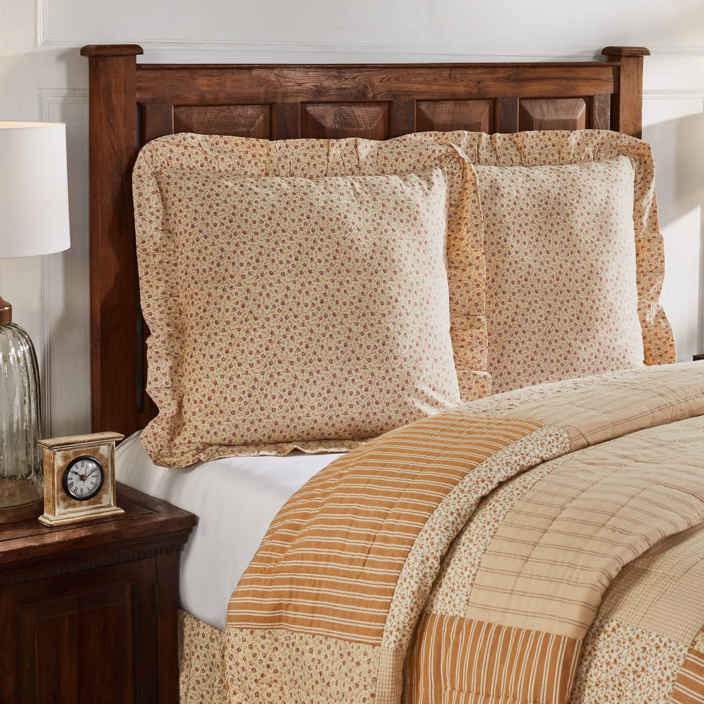 Camilia Fabric Euro Sham 26X26 White