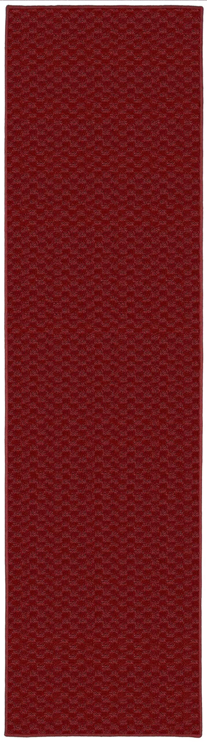 Garland Rug Medallion Area Rug, 3-Feet by 8-Feet, Chili Pepper Red