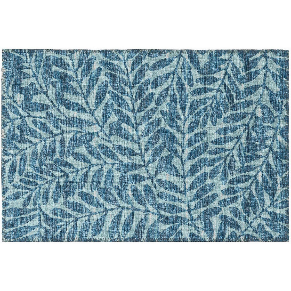 Sedona Sn5 Blue Coastal Rug Rectangle 5' X 7 ' 6&quot;