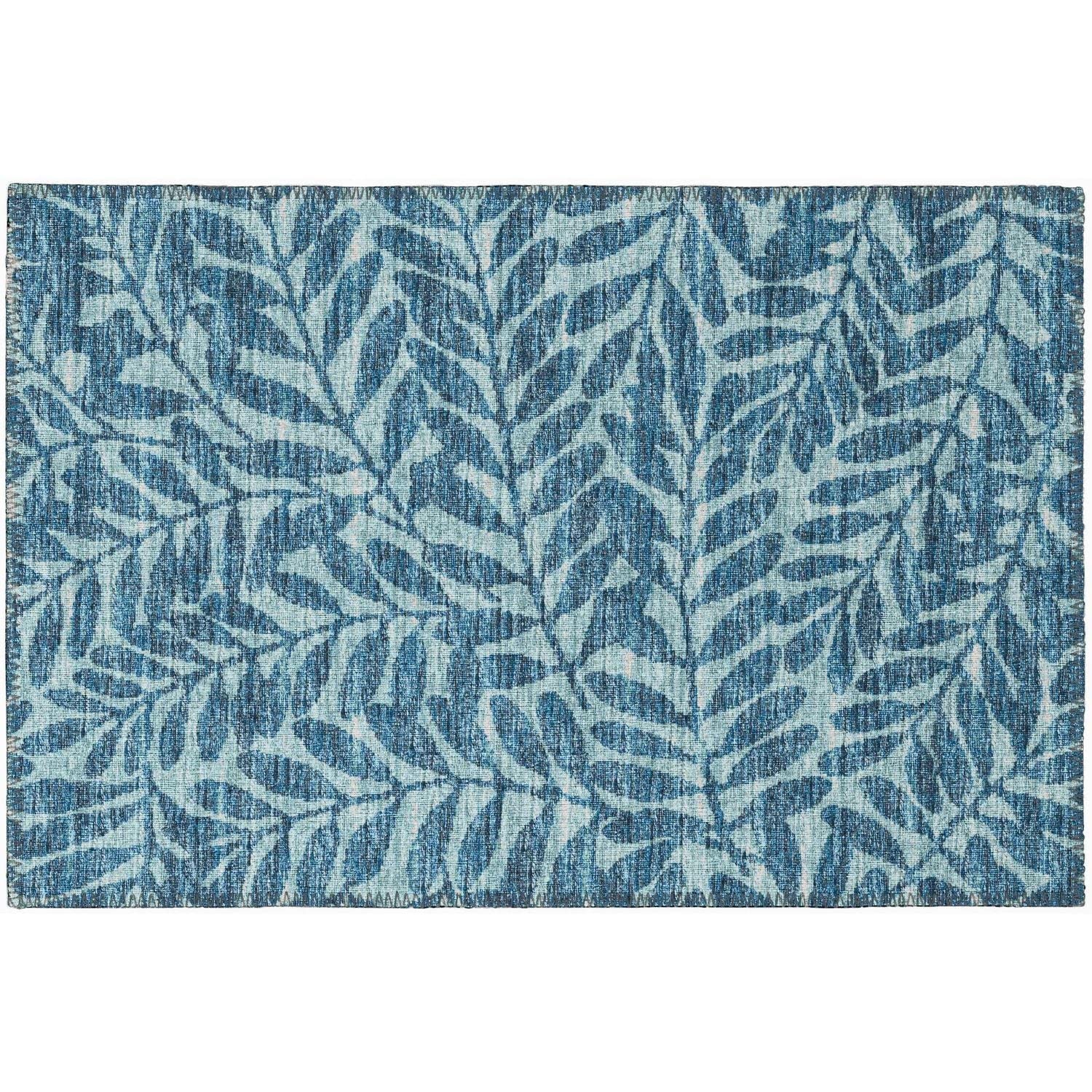 Sedona Sn5 Blue Coastal Rug Rectangle 10' X 14'
