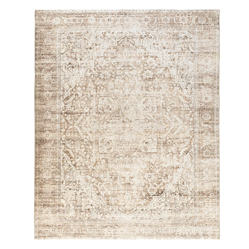 Bileehome Boho Kitchen Rug Washable,2X3 Non Slip Farmhouse Neutral Small Area Rug For Bathroom Bedroom Indoor Entrway Ultra Thin