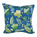 Blazing Needles Square Indoor/Outdoor Throw Pillow, 25", Skyworks Caribbean 2 Count