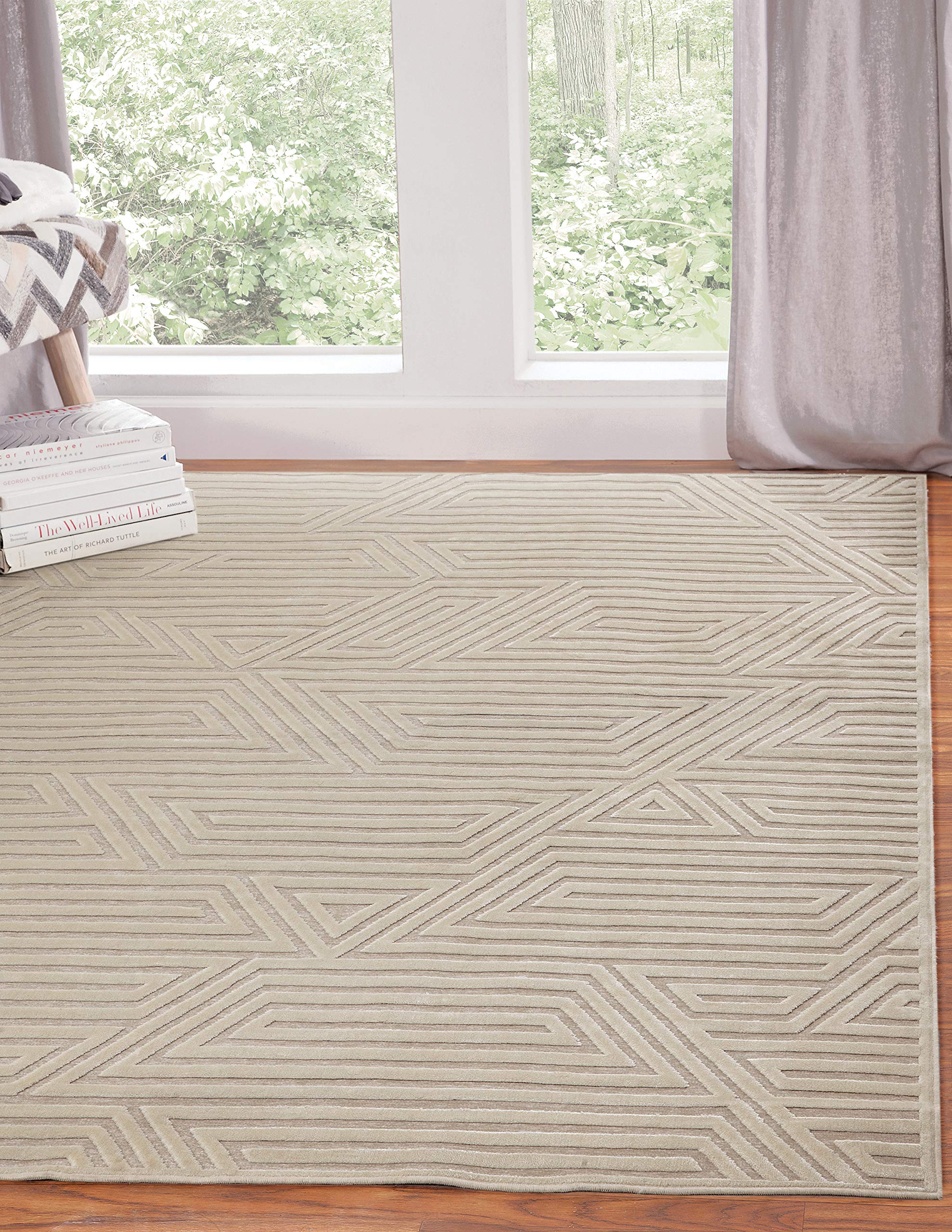 Abacasa Napa Orbit Ivory Area Rug