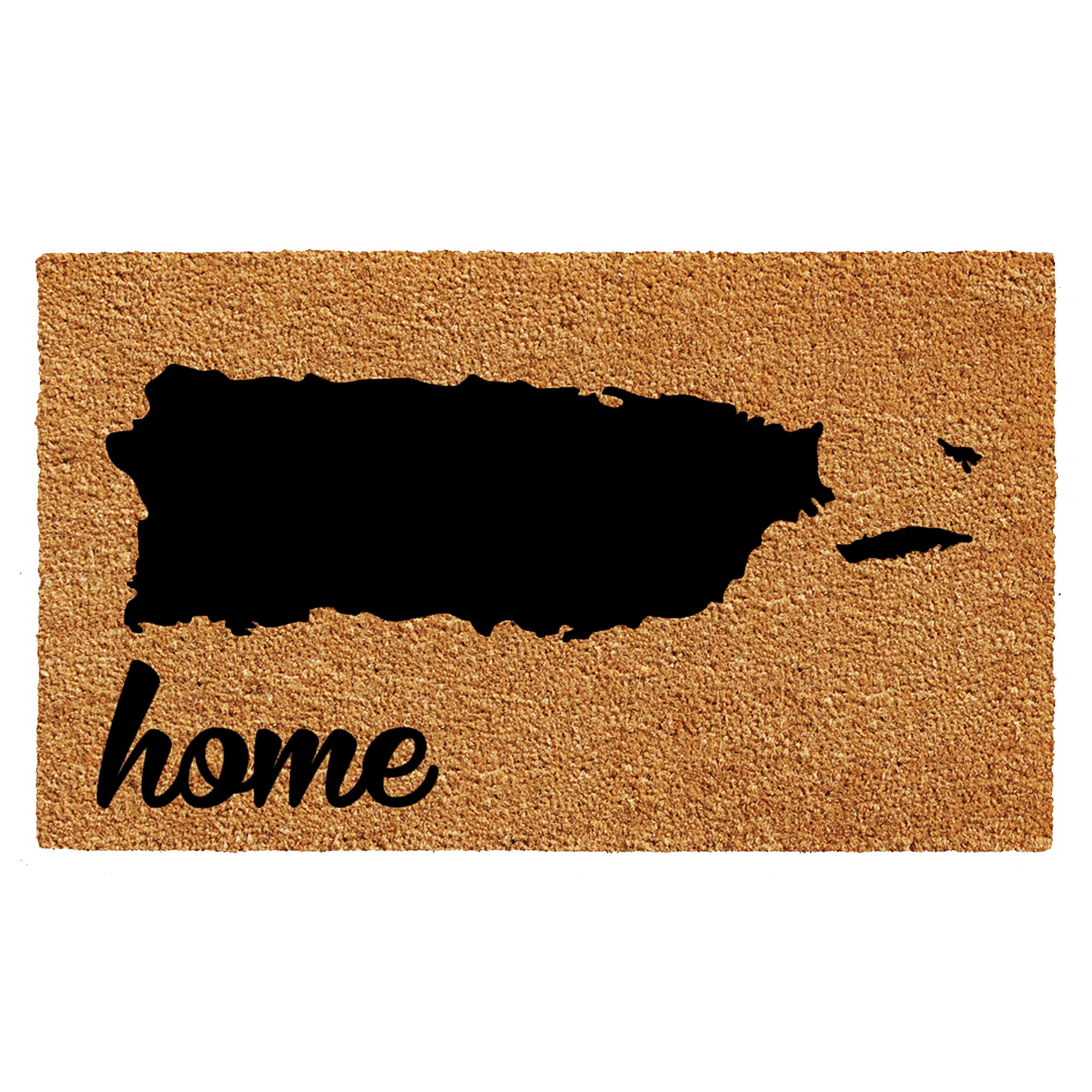Calloway Mills 105491830 Puerto Rico Doormat, 18' X 30', Natural/Black