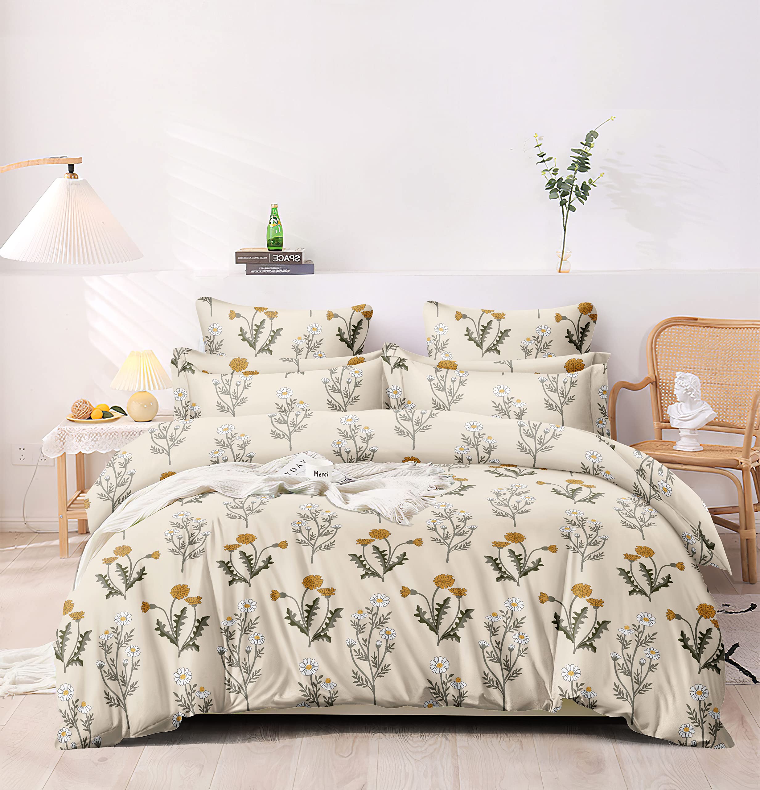 Homewards Floral Double Bed Comforter Quilts Size 216X230Cm