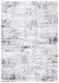 SAFAVIEH Amelia Collection Accent Rug - 22 x 4, Ivory & Grey, Modern Abstract Design, Non-Shedding & Easy Care, Ideal for High