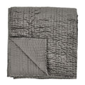 Kosas Home Dimitry 96x108 Rayon Velvet and Cotton Sateen King Quilt in Brown