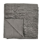 Kosas Home Dimitry 96x108 Rayon Velvet and Cotton Sateen King Quilt in Brown